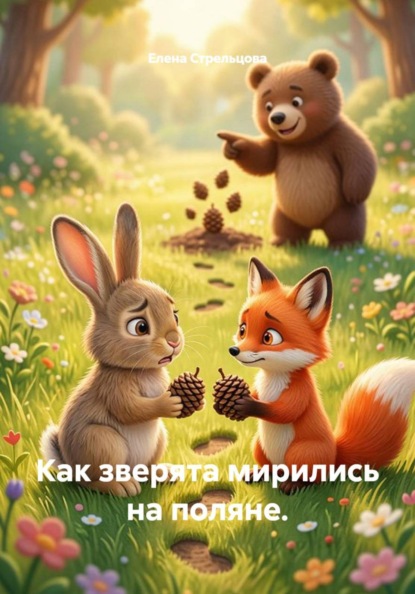Как зверята мирились на поляне