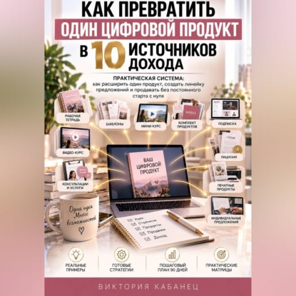 Аудиокнига «Как превратить один цифровой продукт в 10 источников дохода», Виктория Кабанец