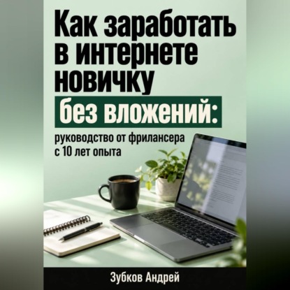 Аудиокнига «Как заработать в интернете новичку без вложений: руководство от фрилансера с 10 лет опыта», Зубков Андрей