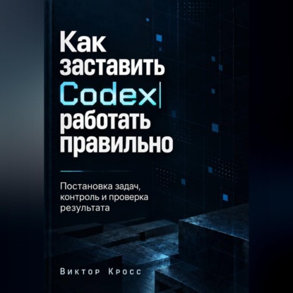 Аудиокнига «Как заставить Codex работать правильно. Постановка задач, контроль и проверка результата», Виктор Кросс