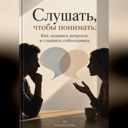 Аудиокнига «Слушать, чтобы понимать: Как задавать вопросы и слышать собеседника», Елена Светлова