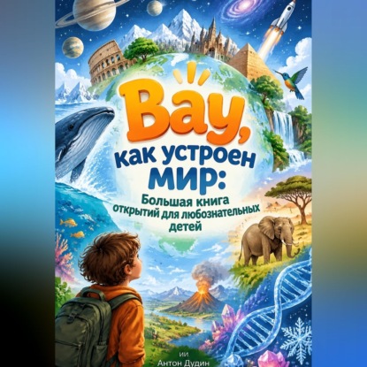 Аудиокнига «Вау, как устроен мир: Большая книга открытий для любознательных детей», Антон Дудин