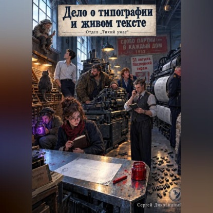 Аудиокнига «Дело о типографии и живом тексте», Сергей Викторович Диковинный