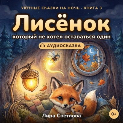 Аудиокнига «Лисёнок, который не хотел оставаться один», Лира Светлова