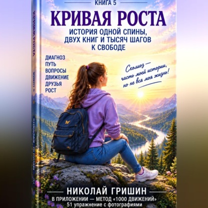 Аудиокнига «Кривая роста. История одной спины, двух книг и тысяч шагов к свободе», Николай Гришин