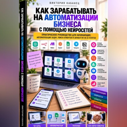 Аудиокнига «Как зарабатывать на автоматизации бизнеса с помощью нейросетей», Виктория Кабанец