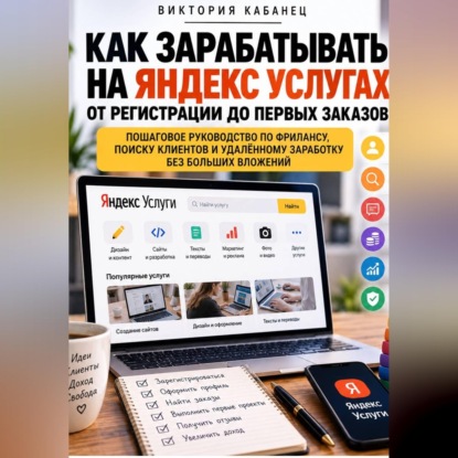 Аудиокнига «Как зарабатывать на Яндекс Услугах: от регистрации до первых заказов», Виктория Кабанец