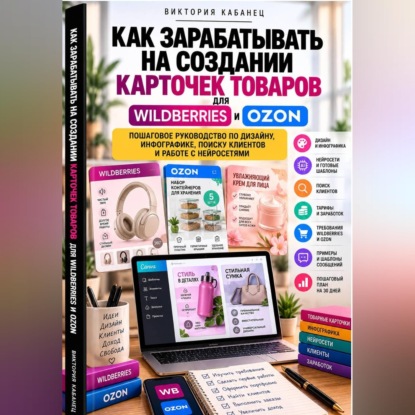 Аудиокнига «Как зарабатывать на создании карточек товаров для Wildberries и Ozon», Виктория Кабанец