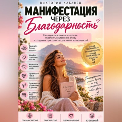 Аудиокнига «Манифестация через благодарность», Виктория Кабанец
