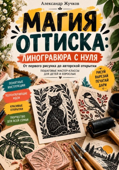 Магия оттиска: Линогравюра с нуля