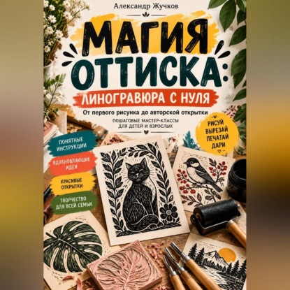 Магия оттиска: Линогравюра с нуля