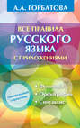 Все правила русского языка с приложениями