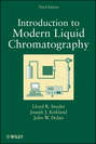 Introduction to Modern Liquid Chromatography