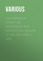 The Mirror of Literature, Amusement, and Instruction. Volume 17, No. 492, June 4, 1831