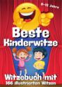 Witzebuch für Kinder - 166 illustrierte Witze mit Cartoons in Farbe - E-Book Witzebuch