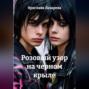 Розовый узор на черном крыле