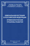 Ювенальная юстиция в Российской Федерации. Криминологические проблемы развития