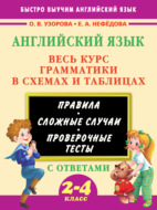 Английский язык. Весь курс грамматики в схемах и таблицах. 2-4 класс