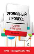 Уголовный процесс в схемах и таблицах