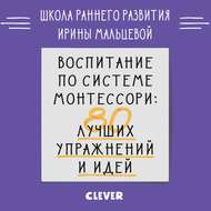 Воспитание по системе Монтессори. 80 лучших упражнений и идей
