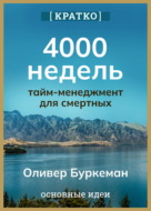 4000 недель. Тайм-менеджмент для смертных. Оливер Буркеман. Кратко
