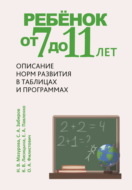 Ребёнок от 7 до 11 лет. Описание норм развития в таблицах и программах