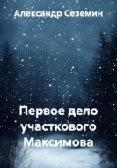 Первое дело участкового Максимова