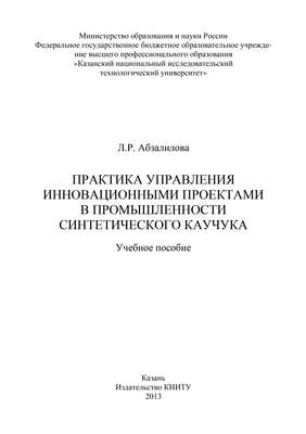 Практика управления инновационными проектами в промышленности синтетического каучука