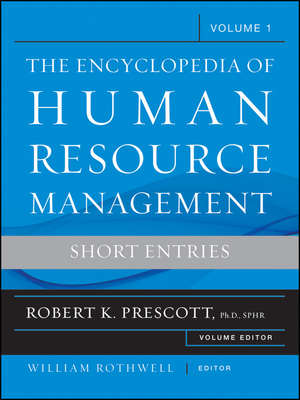 Encyclopedia of Human Resource Management, Key Topics and Issues