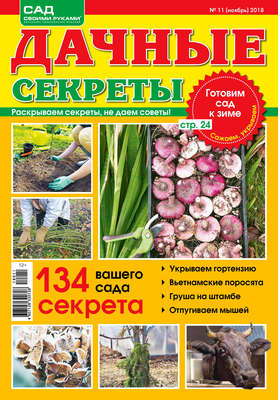 Сад своими руками. Дачные секреты №11/2018