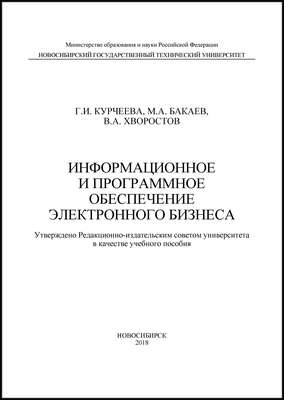 Информационное и программное обеспечение электронного бизнеса
