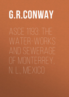 ASCE 1193: The Water-Works and Sewerage of Monterrey, N. L., Mexico