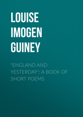 "England and Yesterday": A Book of Short Poems