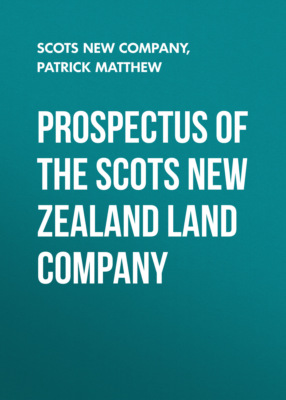 Prospectus of the Scots New Zealand Land Company