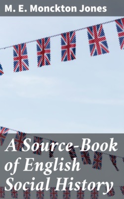 A Source-Book of English Social History
