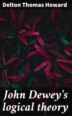 John Dewey's logical theory