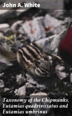 Taxonomy of the Chipmunks, Eutamias quadrivittatus and Eutamias umbrinus