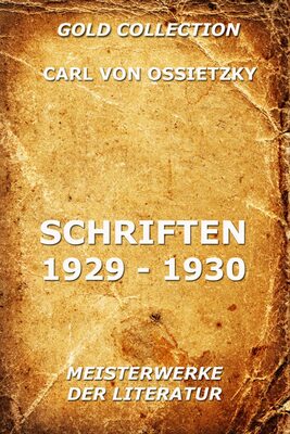 Schriften 1929 – 1930