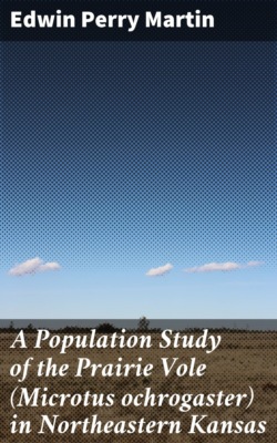 A Population Study of the Prairie Vole (Microtus ochrogaster) in Northeastern Kansas