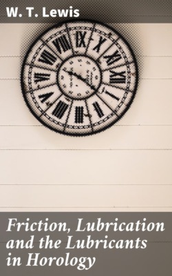 Friction, Lubrication and the Lubricants in Horology