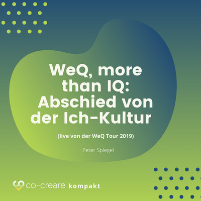 WeQ, More Than IQ - Abschied von der Ich-Kultur (live von der WeQ Tour 2019)