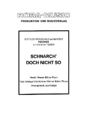 Scharch' doch nicht so