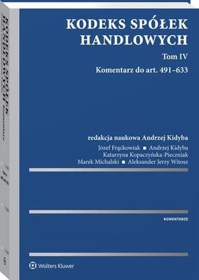 Kodeks spółek handlowych. Tom IV