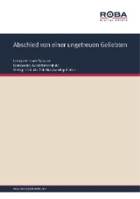 Abschied von einer ungetreuen Geliebten