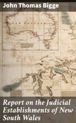 Report on the Judicial Establishments of New South Wales