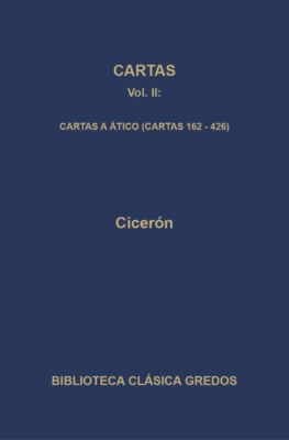 Cartas II. Cartas a Ático (Cartas 162-426)