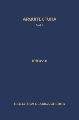 Arquitectura. Libros I-V