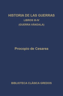 Historia de las guerras. Libros III-IV. Guerra vándala.