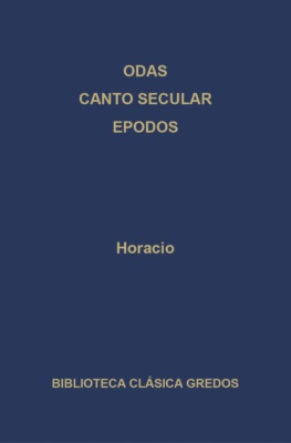 Odas. Canto secular. Epodos