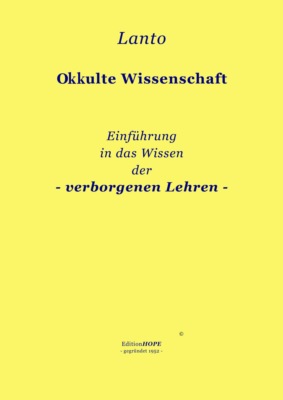 Occulte Wissenschaft